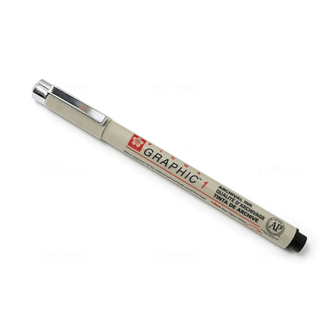 Sakura Pigma Graphic Pen - 1mm Black | Spray Planet