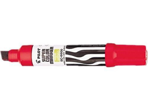 Pilot Jumbo Chisel Tip Ink Marker - Red | Spray Planet