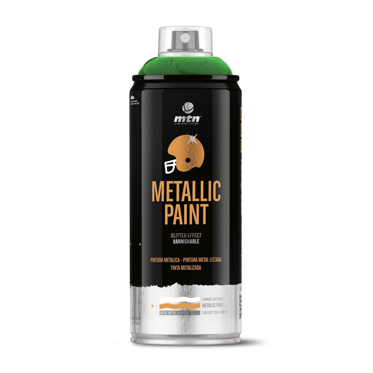 MTN PRO Metallic Spray Paint - Metallic Green | Spray Planet