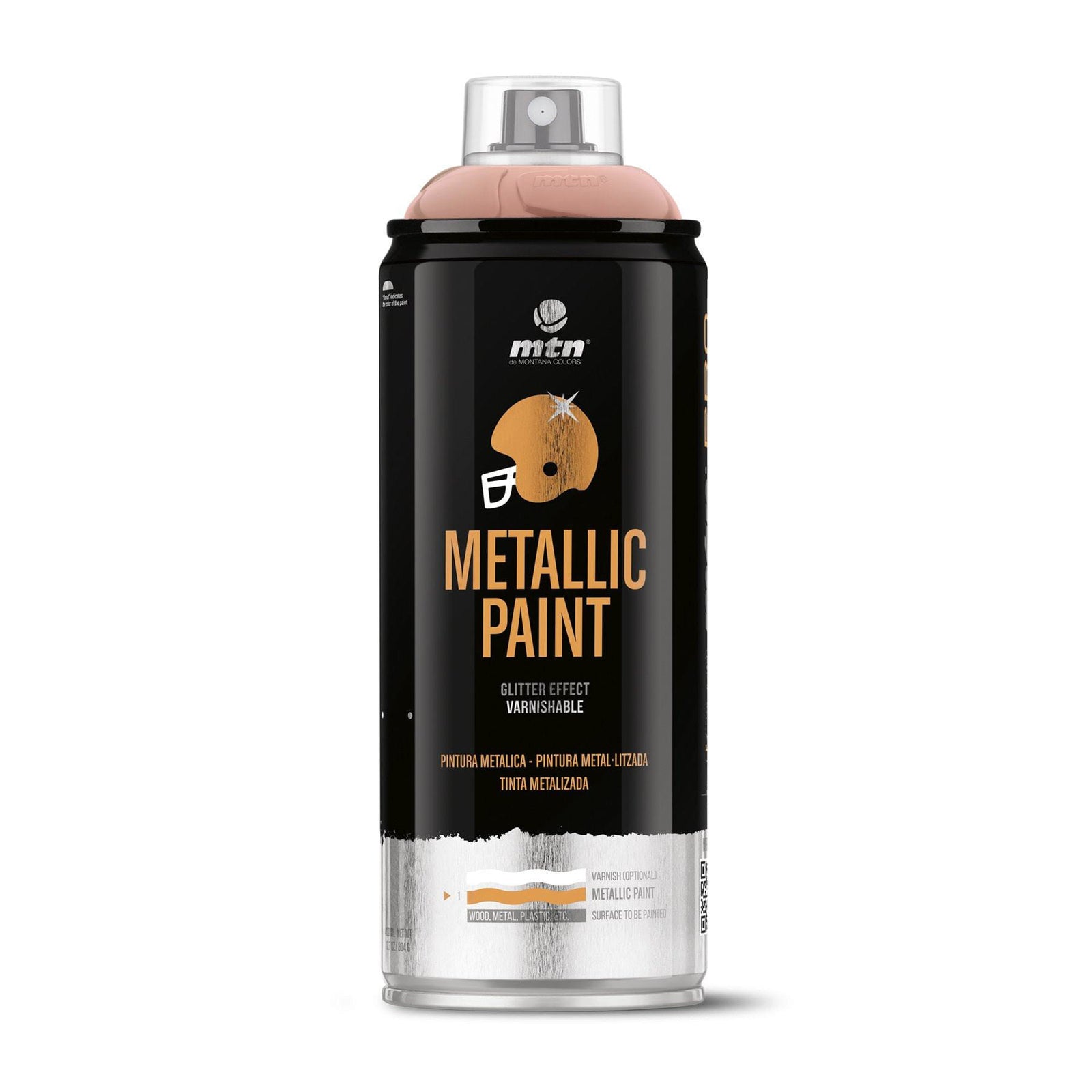 MTN PRO Metallic Spray Paint - Metallic Pink Gold | Spray Planet