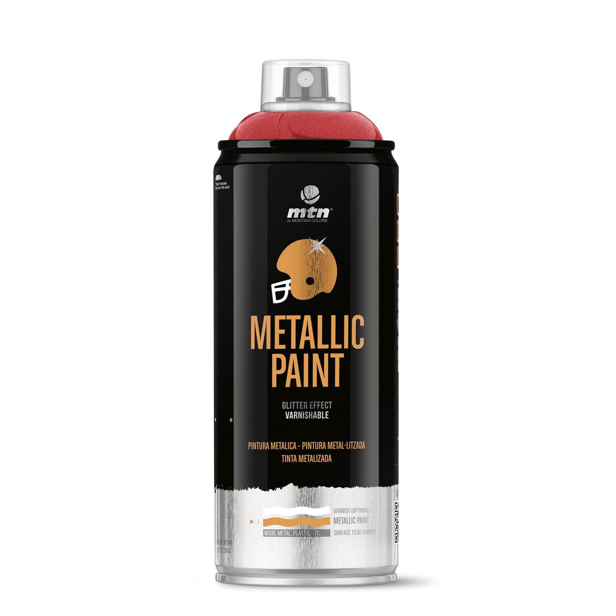 MTN PRO Metallic Spray Paint - Metallic Red | Spray Planet